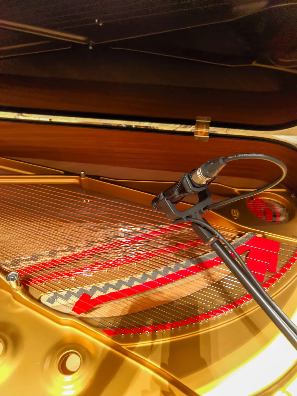Steinway B Flügel in der Steinway Hall von Blue Wave Recordings, Hamburg